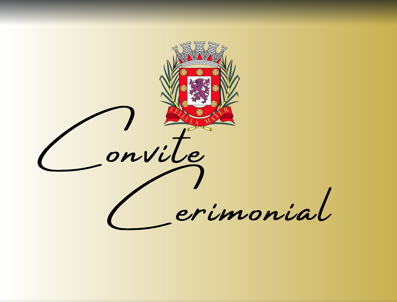 Convite para Sessão Solene: Entrega de Título ao Sr. Marcelo Teixeira Filho